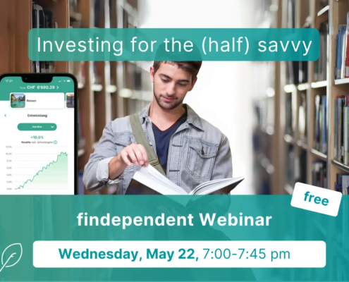 findependent Webinar Investing for the half savvy Banner Man reading book
