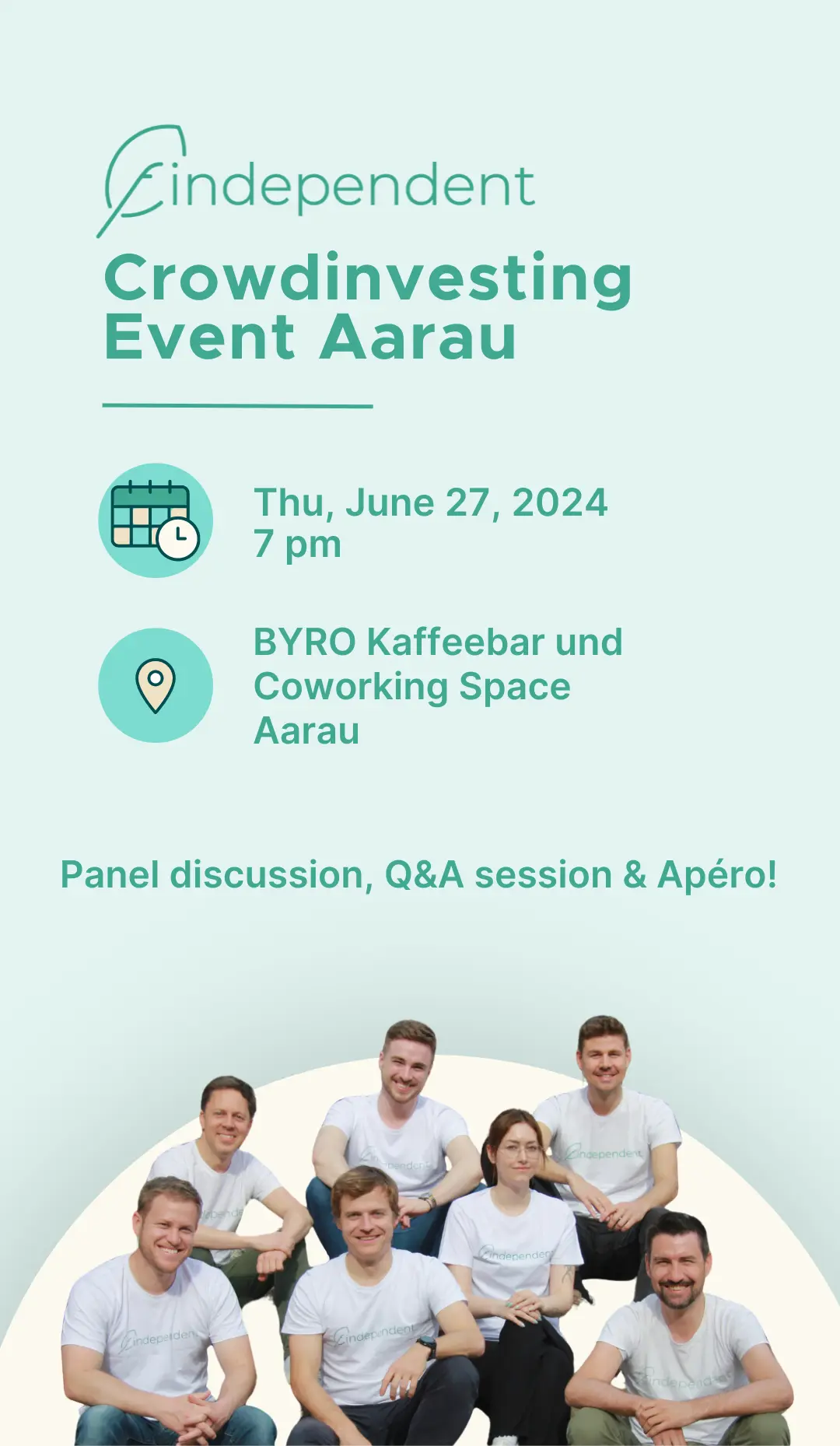 findependent Crowdinvesting Event Aarau Banner
