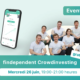 findependent Crowdinvesting Event Zürich Banner mit Teamfoto