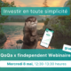 findependent QoQa Webinaire Investir en toute simplicité Preview Loutre sur le portable
