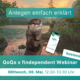 findependent QoQa Webinar Anlegen einfach erklärt Vorschau Otter am Handy