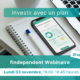 findependent Webinaire Investir avec un plan banner